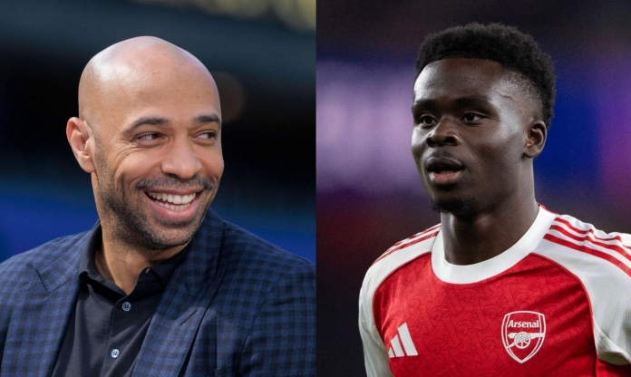 Thierry Henry lên tiếng khi Saka đạt được cột mốc đáng kinh ngạc