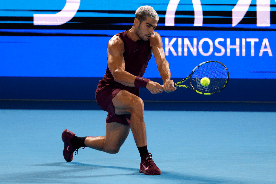 Alcaraz nearly suffered a serious injury