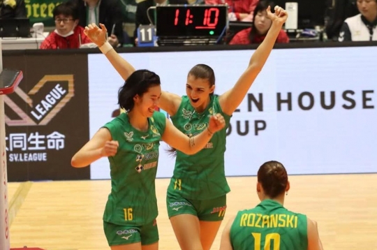 Thanh Thúy made a mark on the day Gunma Green Wings suffered a heavy defeat