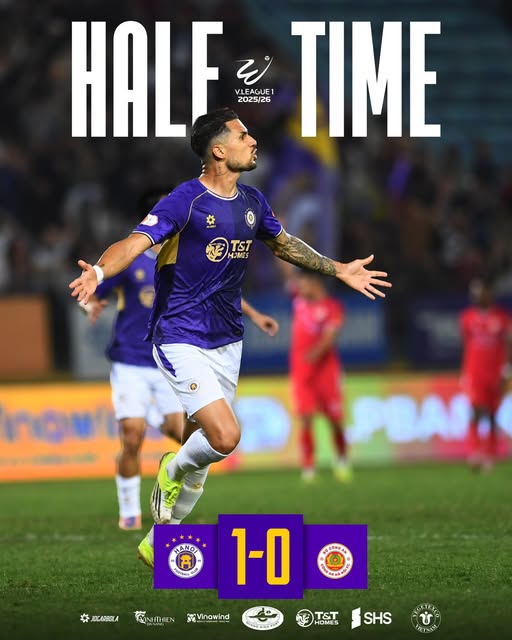 Hoàng Hên lập cú đúp, Hà Nội FC đánh bại CAHN trong trận derby thủ đô ở V-League - Ảnh 1.