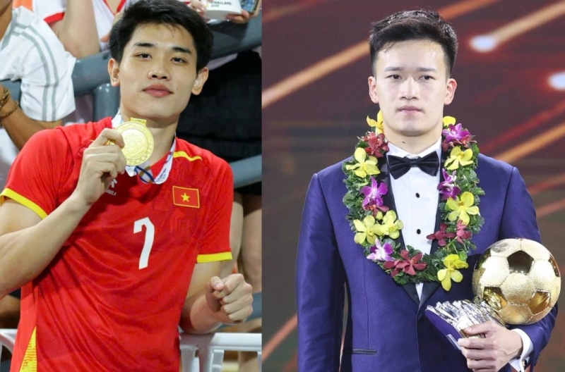 Hoàng Đức immediately mentioned Đình Bắc after winning the 2025 Vietnamese Golden Ball award.