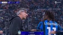Former Premier League star has a major argument with coach after being substituted in the Champions League