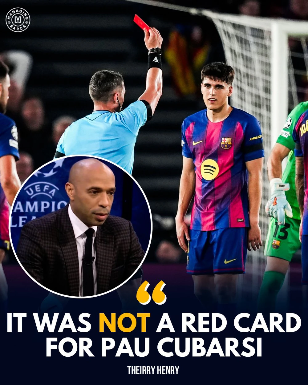 Tranh cãi về thẻ đỏ của Cubarsí trước Atletico: Chuyên gia nói có, huyền thoại bảo không - Ảnh 3.