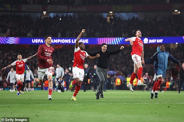 Vượt qua Atletico Madrid, Arsenal vào chung kết Champions League sau 20 năm chờ đợi - Ảnh 1.
