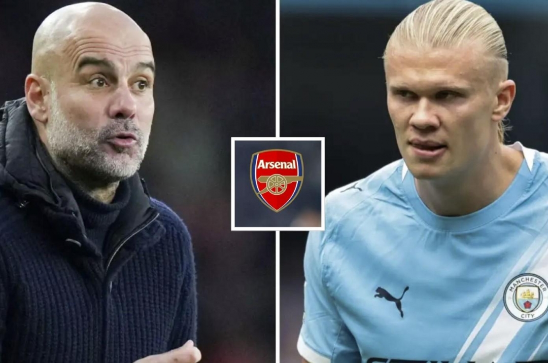 Pep Guardiola warns Arsenal after Haaland's insane record-breaking feat