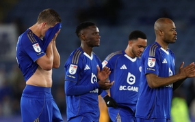 Why did Leicester have to drop down to the third tier?