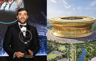 Fabrizio Romano comments on Vietnam's largest stadium in the world