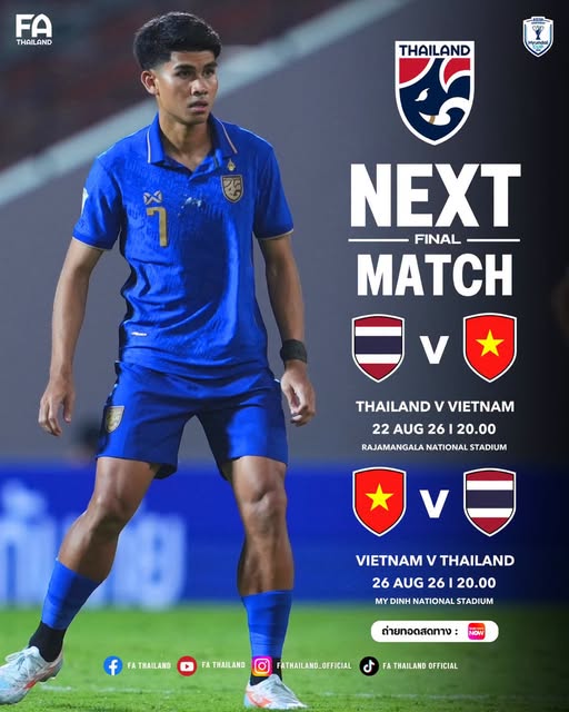 Báo Thái Lan 'nóng' trước chung kết ASEAN Cup 2026: Quyết đòi nợ đội tuyển Việt Nam, dè chừng Xuân Son - Ảnh 1. Báo Thái Lan 'nóng' trước chung kết ASEAN Cup 2026: Quyết đòi nợ đội tuyển Việt Nam, dè chừng Xuân Son - Ảnh 1.