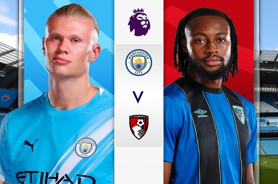 Live: Man City 1-0 Bournemouth – Haaland Opens the Scoring