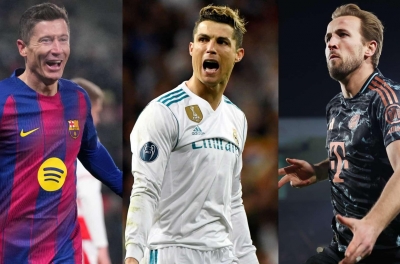 Lewandowski sets a record matching Ronaldo in the Champions League