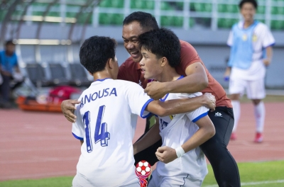 Laos receives a 'bonus shower' after seismic victory at Southeast Asian tournament