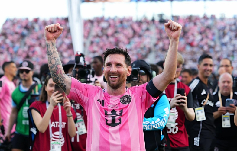 Helping Inter Miami win the championship, Messi sets a record that shakes the entire MLS.