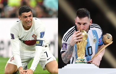 Ronaldo begged for Messi not to win the World Cup