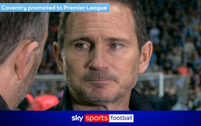 Frank Lampard tears up as he guides his team back to the Premier League after a 25-year wait