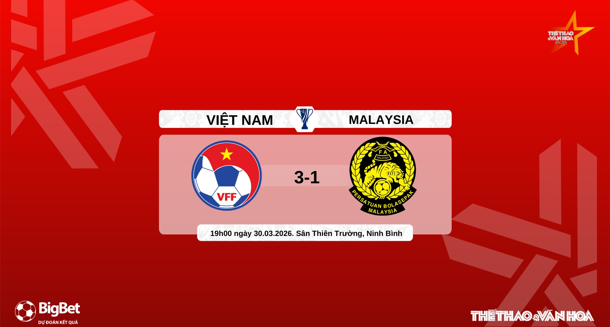 Nhận định, soi tỷ lệ Việt Nam vs Malaysia 19h00 hôm nay 31/3, Vòng loại Asian Cup 2027 - Ảnh 11. Nhận định, soi tỷ lệ Việt Nam vs Malaysia 19h00 hôm nay 31/3, Vòng loại Asian Cup 2027 - Ảnh 11.