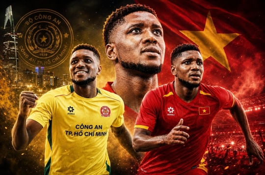 The Public Security football team announces a striker about to gain Vietnamese citizenship