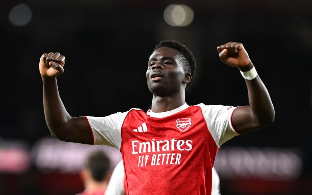 Saka scores, Arsenal strengthens their position at the top of the Premier League