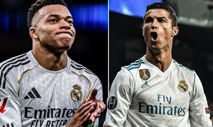 Mbappe xô đổ kỷ lục Champions League của Cristiano Ronaldo
