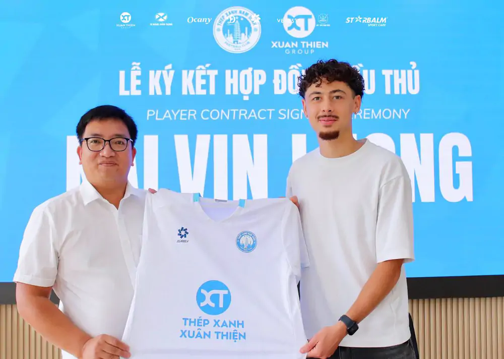 CLB Nam Định chiêu mộ tiền đạo Việt kiều Pháp Kalvin Luong - Ảnh 1.