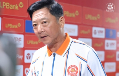 Coach Le Huynh Duc is pleased with his players' performance.