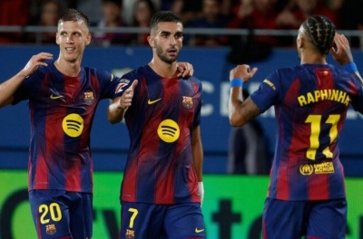 Live Football Getafe 0-1 Barcelona: Fiery Attack