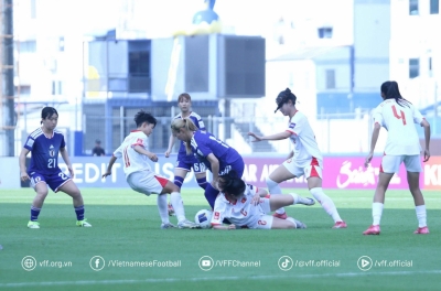 AFC expresses one point as Vietnam's team loses 0-4 to Japan.