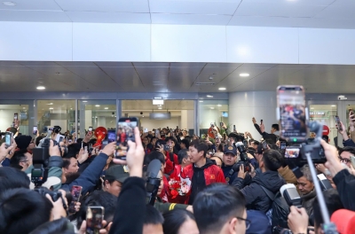 Vietnam futsal team holds its first training session in Indonesia