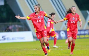 Round 9 of the 2026 National Women's Football Championship – Thai Son Bac Cup: Top teams all win.