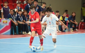 Vietnam's Bronze Ball confidently faces Thailand in the Southeast Asian Futsal semifinal