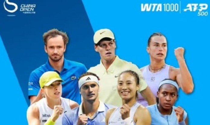 Lịch thi đấu tennis China Open 2025 mới nhất