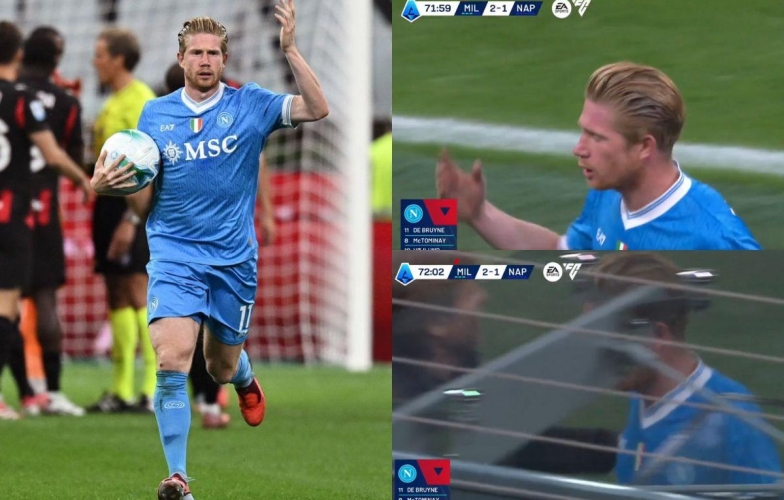 De Bruyne is once again displeased with Coach Conte&#39;s puzzling decision.