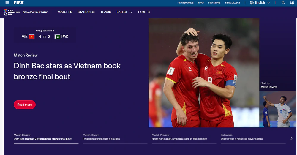 Đình Bắc nhận vinh dự từ FIFA sau khi ghi bàn và kiến tạo cho ĐT Việt Nam - Ảnh 1. Đình Bắc nhận vinh dự từ FIFA sau khi ghi bàn và kiến tạo cho ĐT Việt Nam - Ảnh 1.
