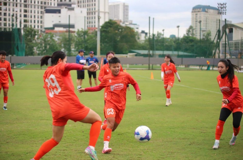 The Vietnam women&#39;s national team is enthusiastically training for the 33rd SEA Games.