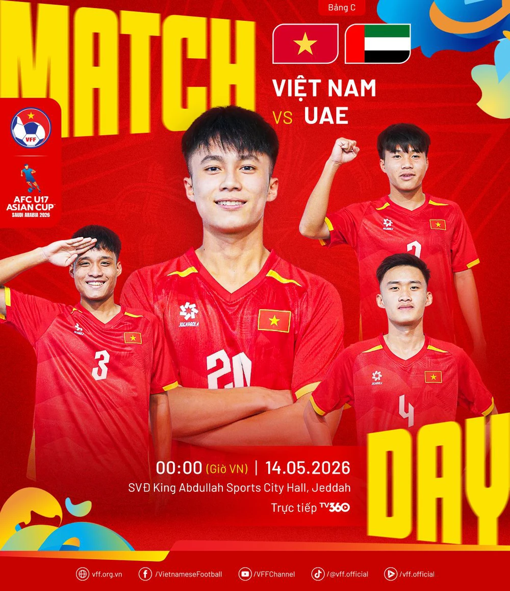 Dự đoán tỉ số U17 Việt Nam vs U17 UAE: Từ hòa đến thắng - Ảnh 1. Dự đoán tỉ số U17 Việt Nam vs U17 UAE: Từ hòa đến thắng - Ảnh 1.