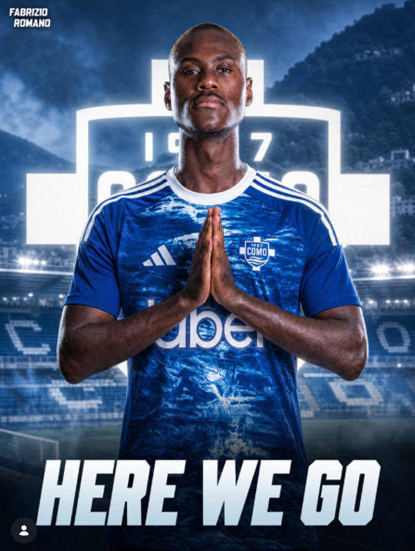 Trevoh Chalobah hiện tiến rất gần tới việc gia nhập Como với mức phí khoảng 31 triệu bảng. Ảnh: IG Fabrizio Romano Trevoh Chalobah hiện tiến rất gần tới việc gia nhập Como với mức phí khoảng 31 triệu bảng. Ảnh: IG Fabrizio Romano