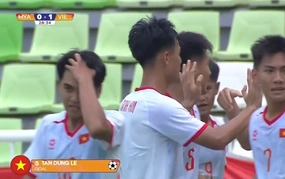 LIVE football Vietnam vs Myanmar (2-0, halftime): Cong Hau strikes again