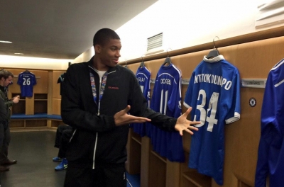 The 2.11-meter-tall star has become a shareholder of Chelsea