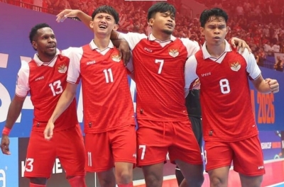 Live futsal match Indonesia vs Iran, 7:00 PM today, February 7