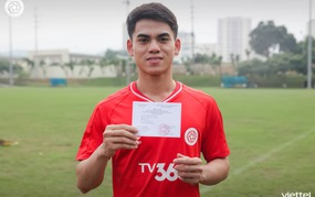 45 Viettel The Cong players are ready for the election activities on March 15.