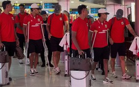 The pillar of the Indonesian national team is still on crutches, making it difficult to play in the opening match of the Asean Cup.