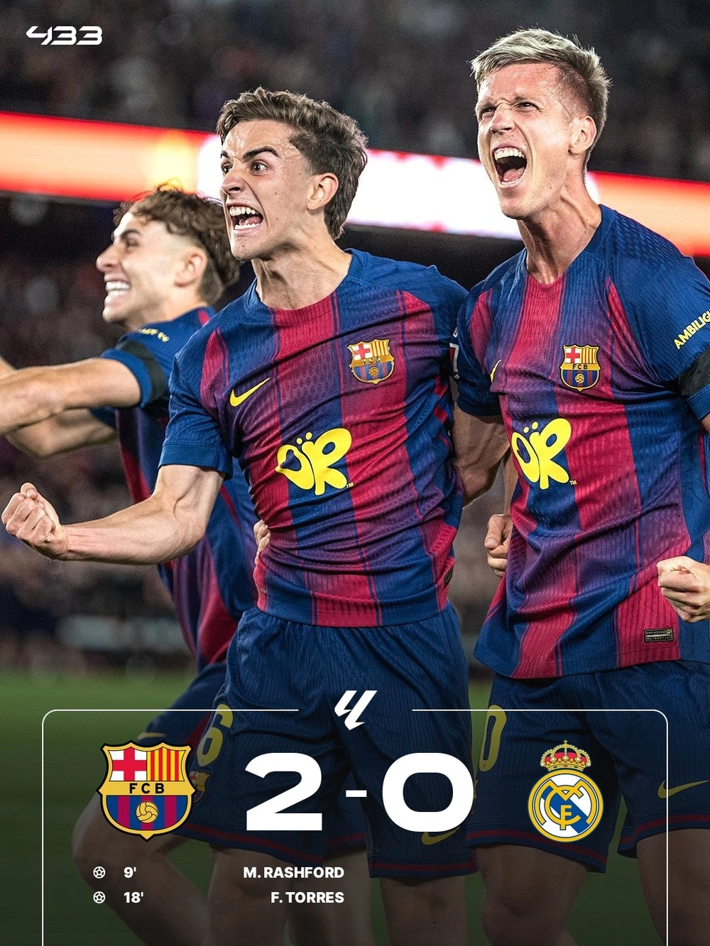 Rashford đá phạt thành bàn, Barcelona thắng Real Madrid và giành chức vô địch La Liga - Ảnh 2. Rashford đá phạt thành bàn, Barcelona thắng Real Madrid và giành chức vô địch La Liga - Ảnh 2.