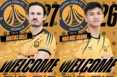 Just after escaping FIFA's penalty, Thanh Hóa immediately recruited two notable names.