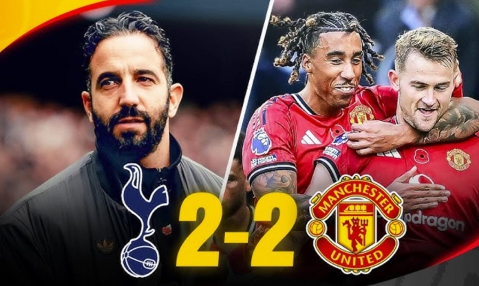 Ruben Amorim: 'Nếu can đảm hơn, MU đã thắng Tottenham'