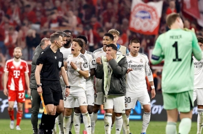 'Real's elimination is entirely the referee's fault'