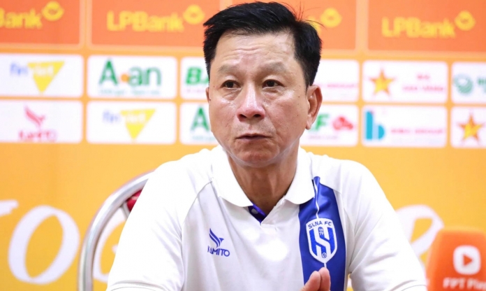 HLV Văn Sỹ Sơn chỉ thẳng lý do khiến SLNA thua 1-3 Hà Nội