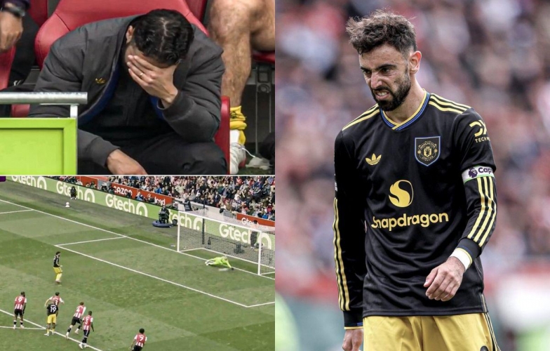 Brentford's tactics before Bruno Fernandes missed the penalty kick