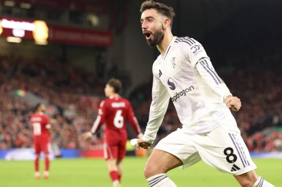 Bruno Fernandes makes history at Manchester United