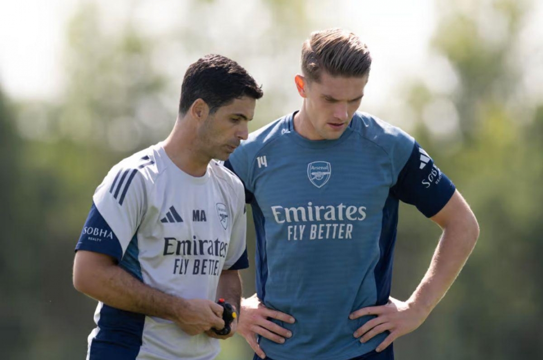 Arteta finalizes a fresh attacking lineup for Arsenal ahead of the crucial Liverpool clash