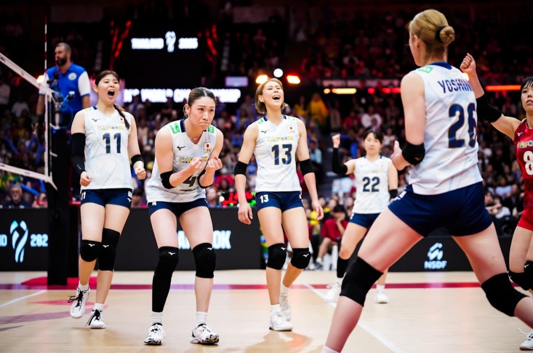 Japan&#39;s women&#39;s volleyball team features three of the top scorers in the World Championship.