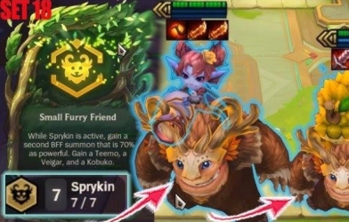 TFT Set 18: The Mischievous trait draws attention with its unique "Nunu riding" mechanic.